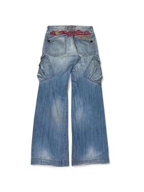 Take Two Vintage shade rare big pockets on side denim jeans